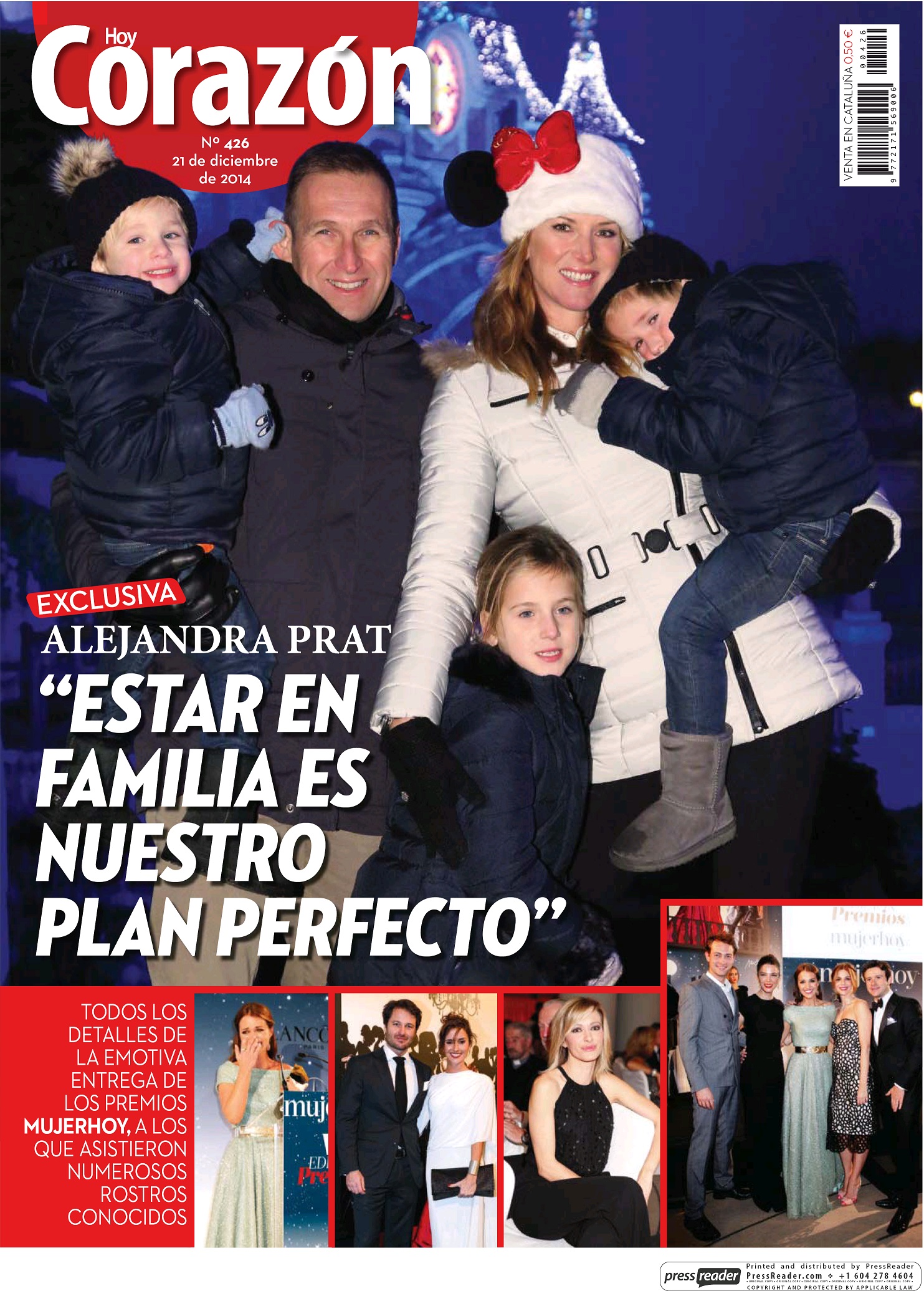 HOY CORAZON portada 21 de Diciembre 2014