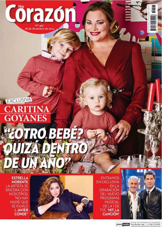 HOY CORAZON portada 28 de Diciembre 2014