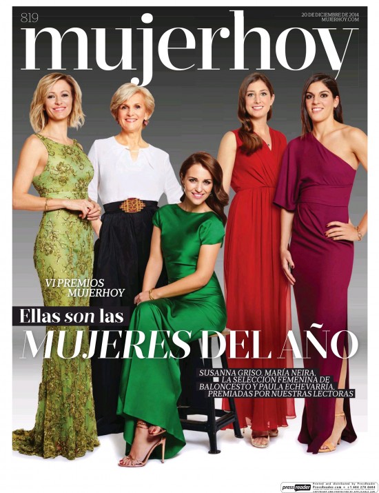 MUJER HOY portada 21 de Diciembre 2014