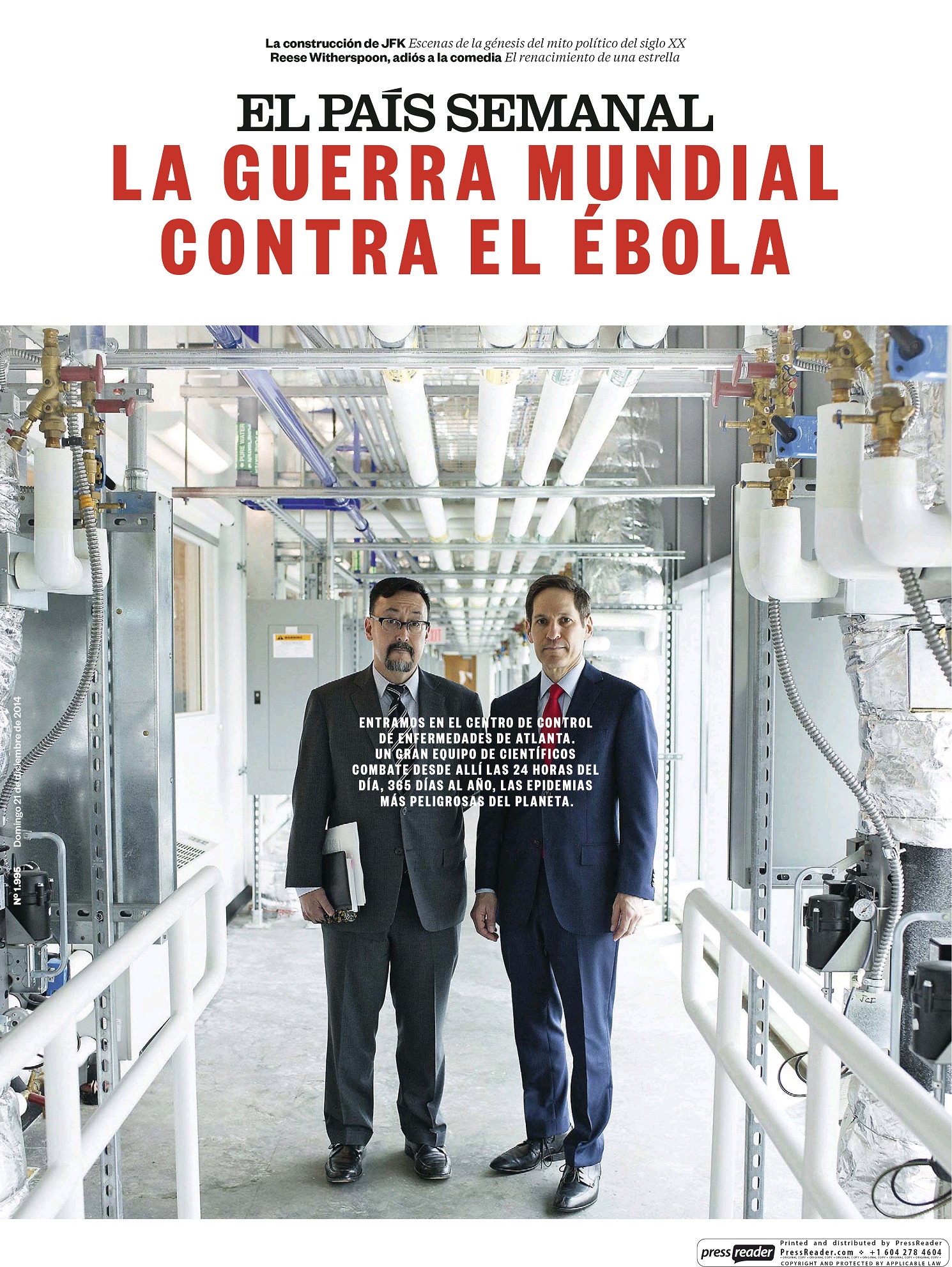 PAIS SEMANAL portada 21 de Diciembre 2014