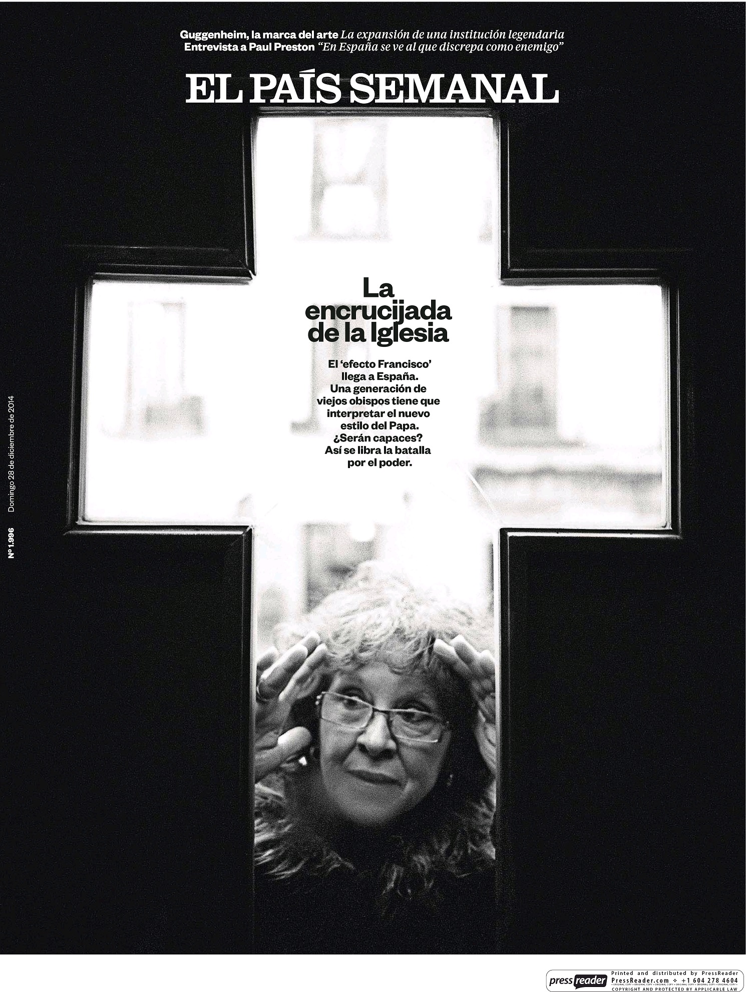 PAIS SEMANAL portada 28 de Diciembre 2014