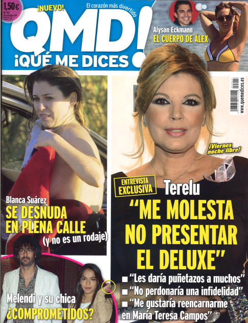 QUE ME DICES portada 15 de Diciembre 2014