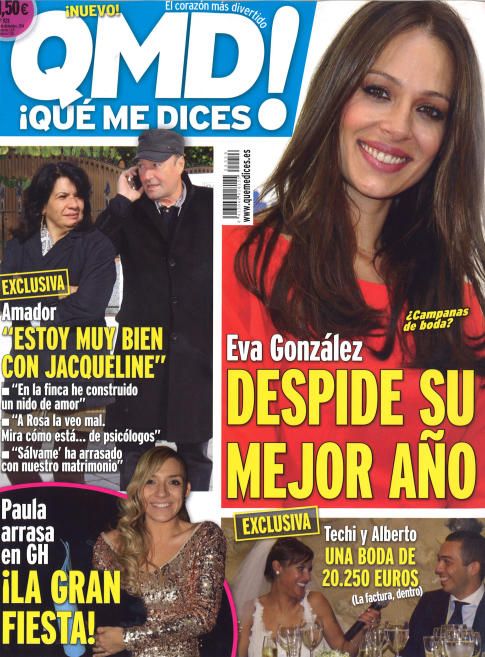 QUE ME DICES portada 22 de Diciembre 2014