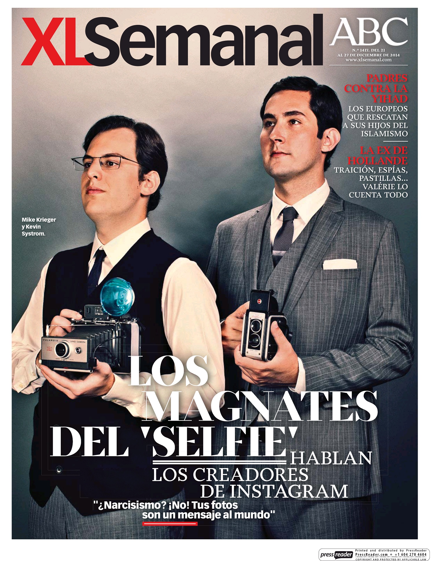 XL SEMANAL portada 21 de Diciembre 2014