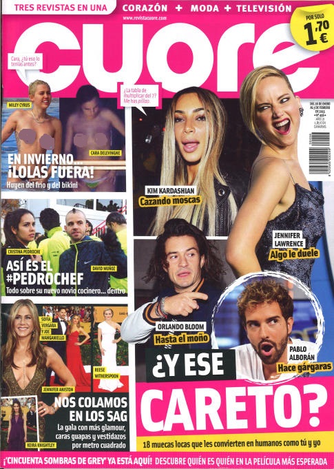CUORE portada 29 de Enero 2015