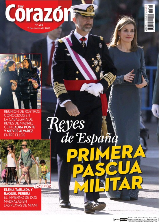 HOY CORAZON portada 11 de Enero 2015
