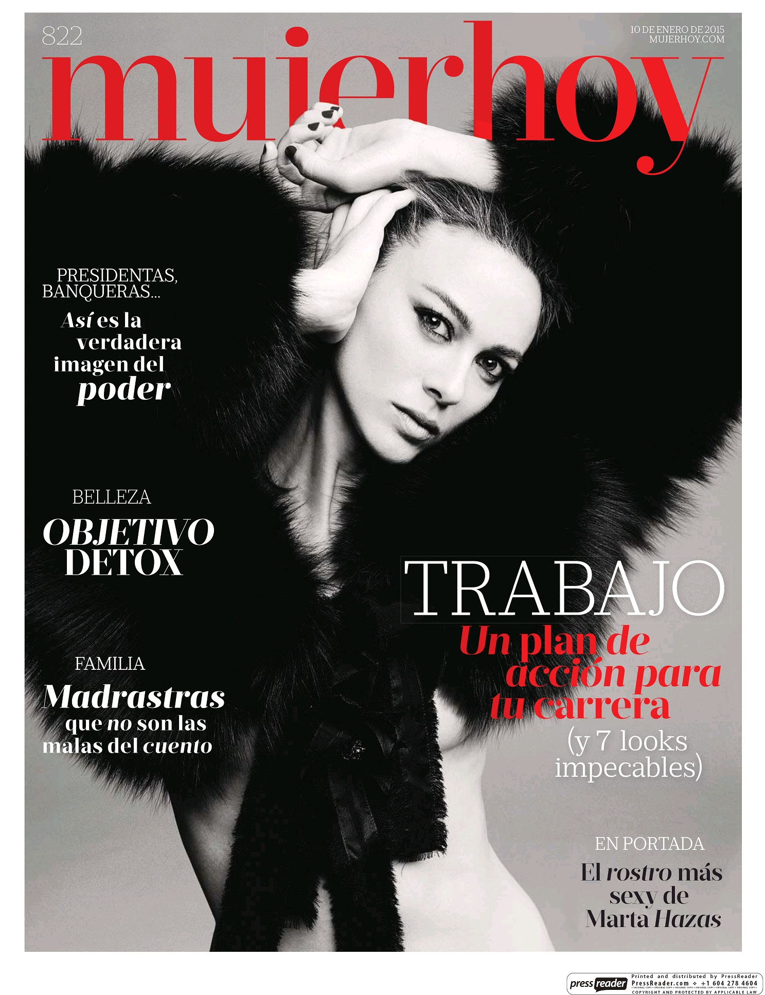 MUJER HOY portada 11 de Enero 2015