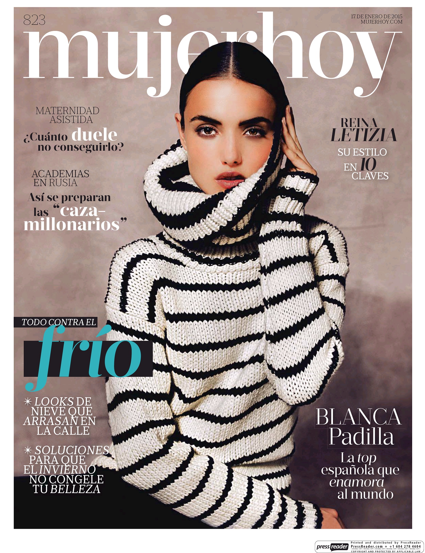 MUJER HOY portada 18 de Enero 2015