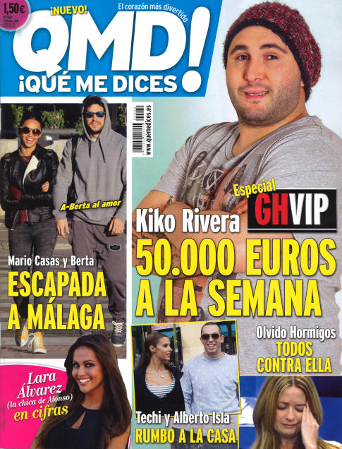 QUE ME DICES portada 19 de Enero 2015