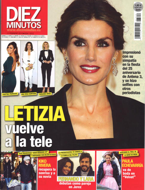 DIEZ MINUTOS portada 4 de Febrero 2015