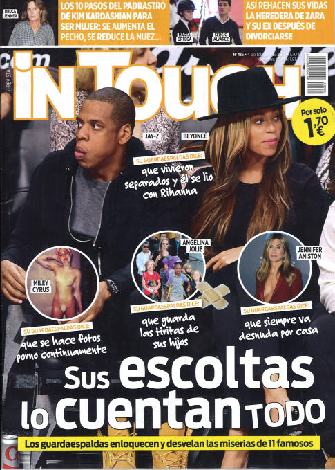 IN TOUCH portada 4 de Febrero 2015