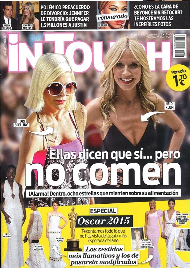 IN TOUCH portada 25 de Febrero 2015