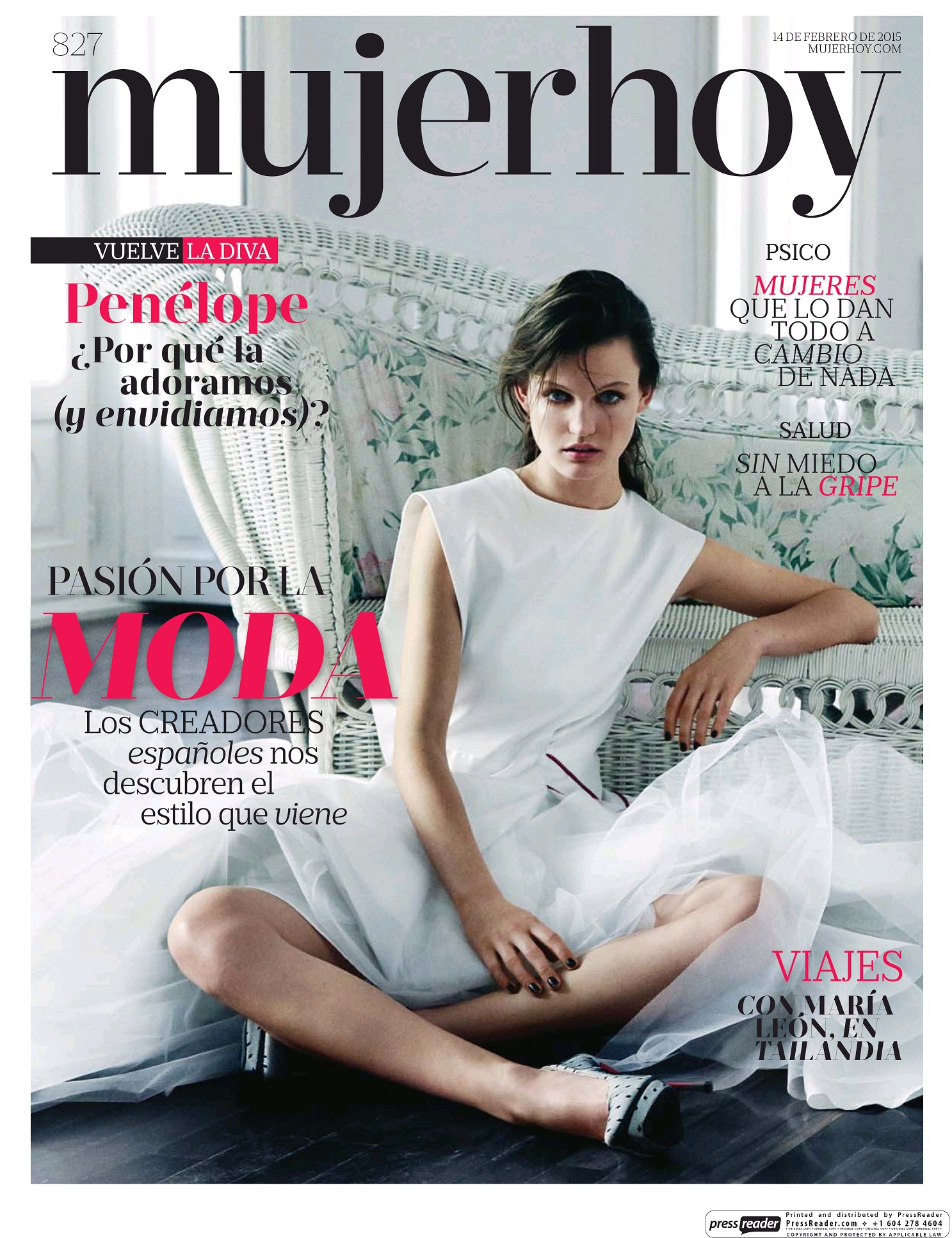 MUJER HOY portada 15 de Febrero 2015