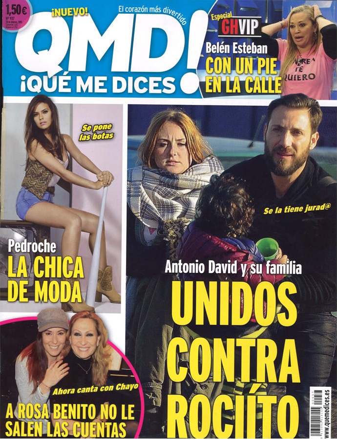 QUE ME DICES portada 23 de Febrero 2015