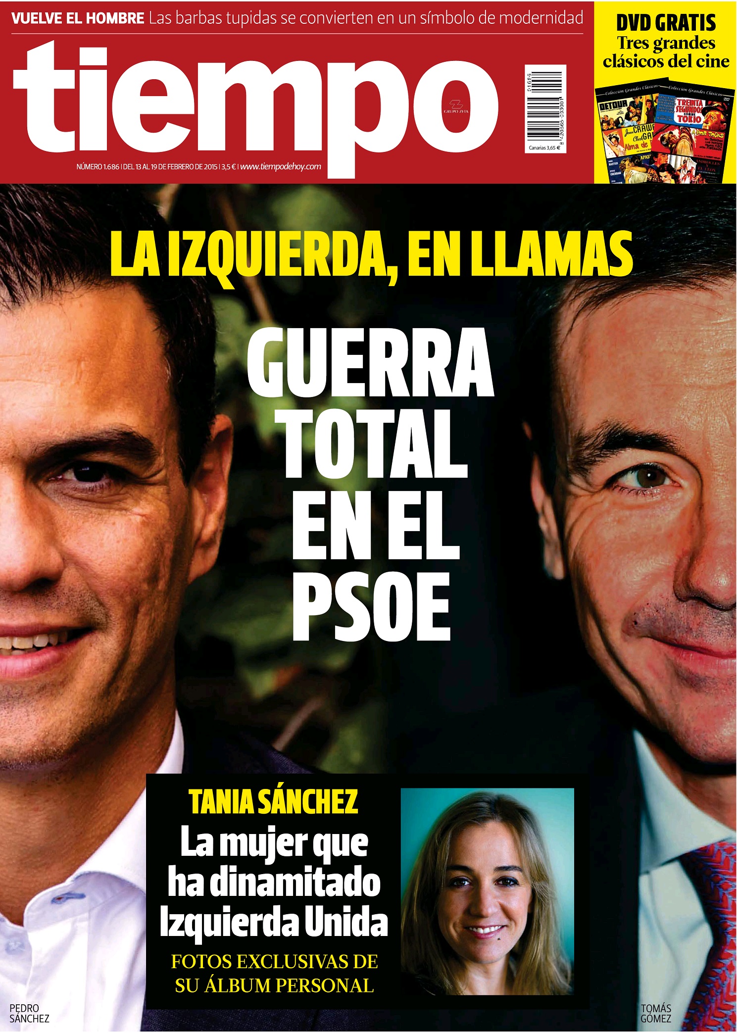 TIEMPO portada 15 de Febrero 2015