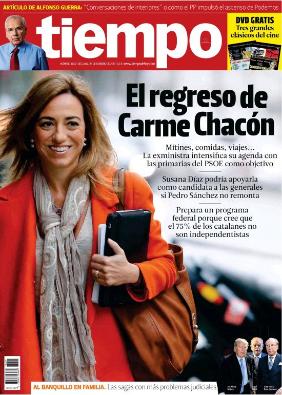 TIEMPO portada 22 de Febrero 2015
