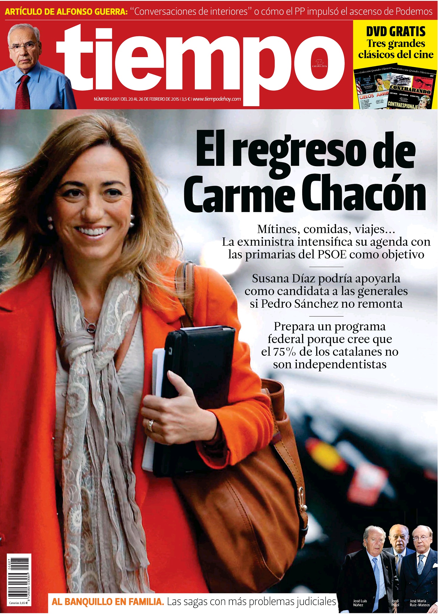 TIEMPO portada 22 de Febrero 2015