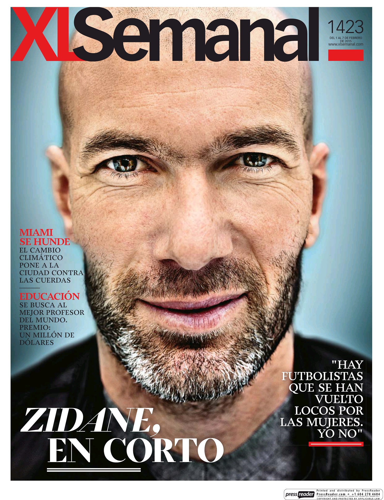 XL SEMANAL portada 1 de Febrero 2015