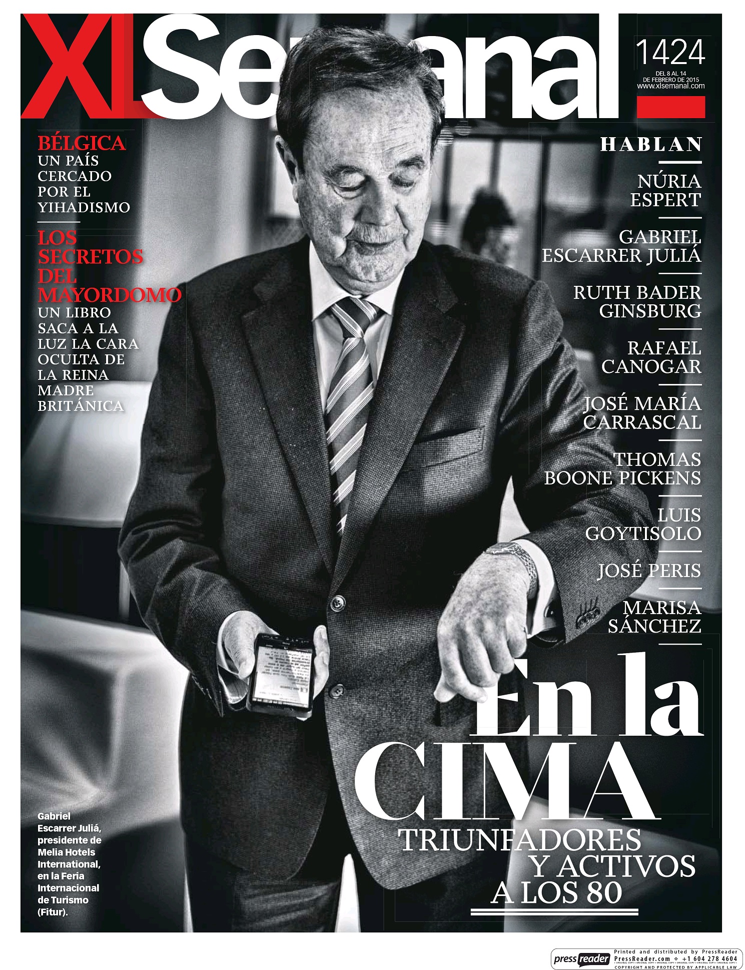 XL SEMANAL portada 8 de Febrero 2015