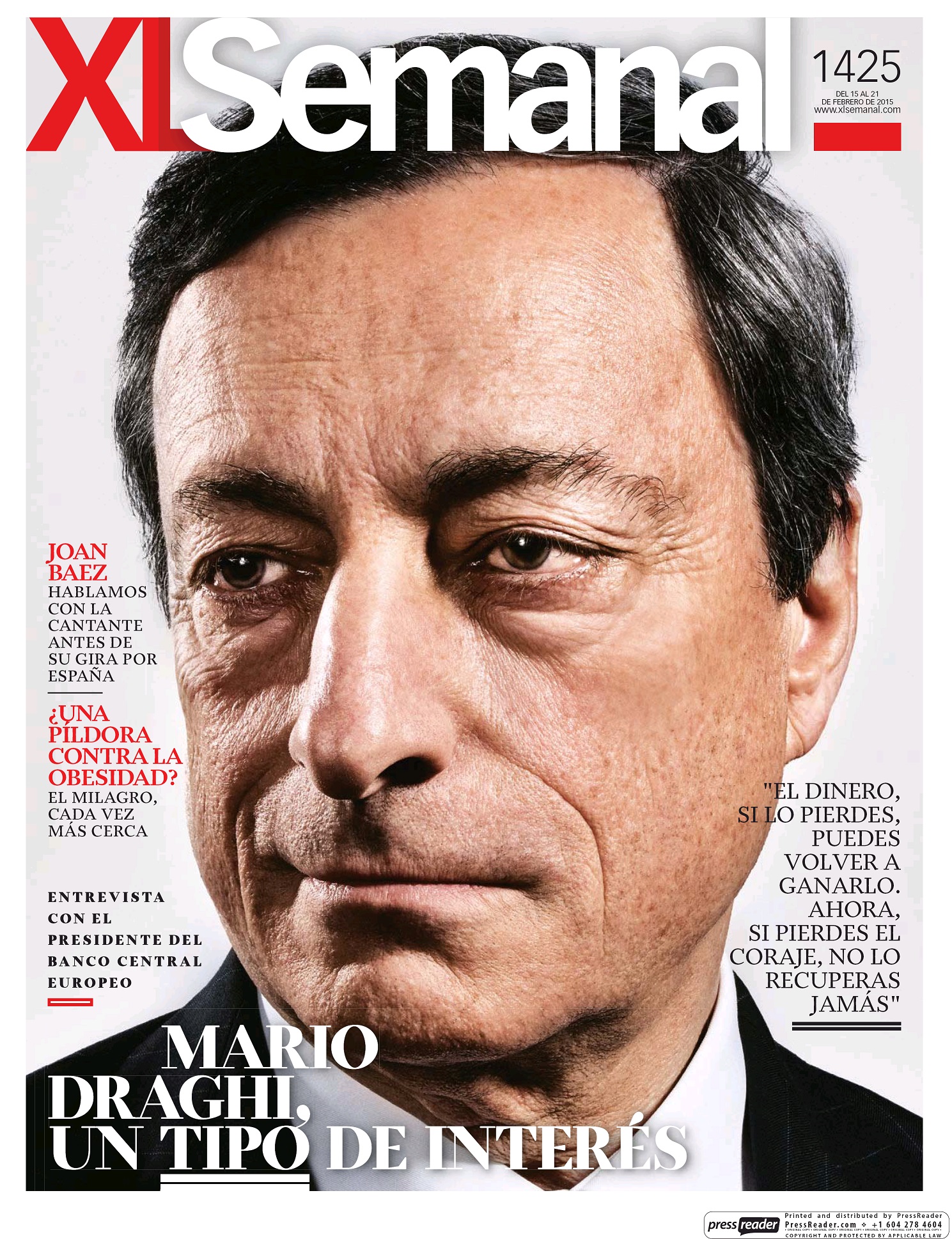 XL SEMANAL portada 15 de Febrero 2015