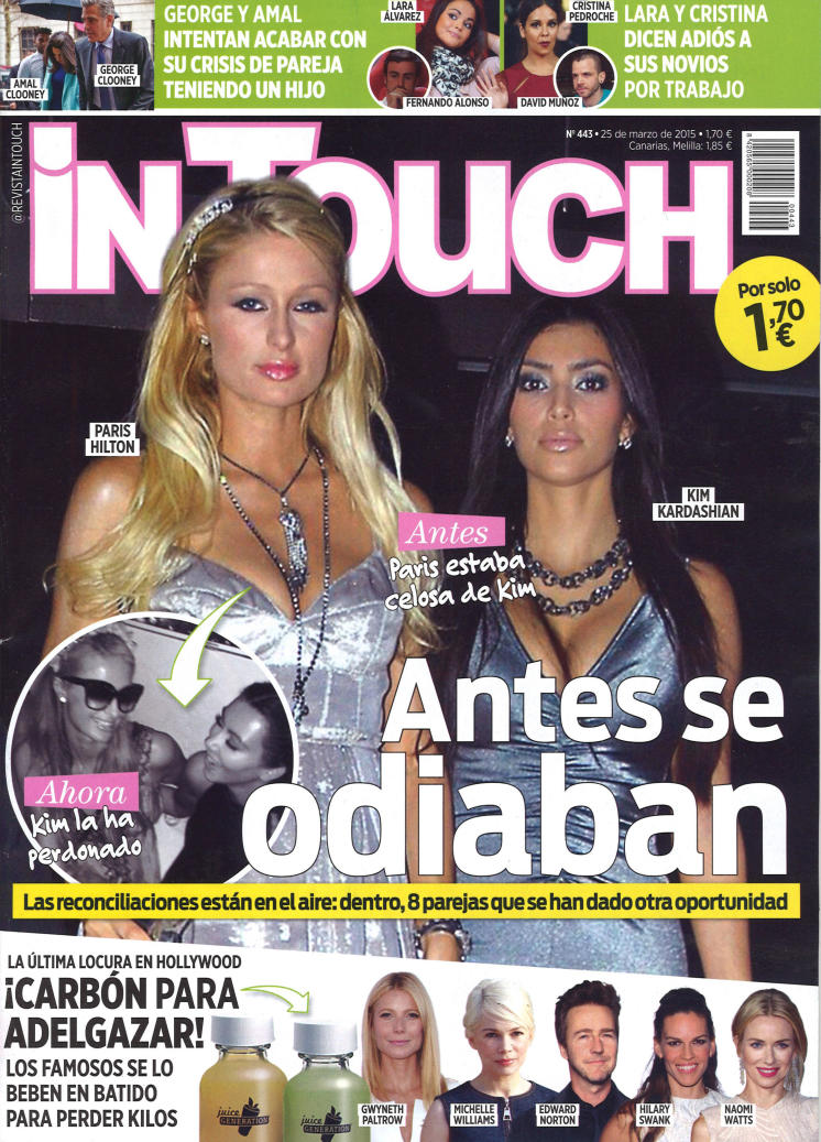 IN TOUCH portada 25 de Marzo 2015