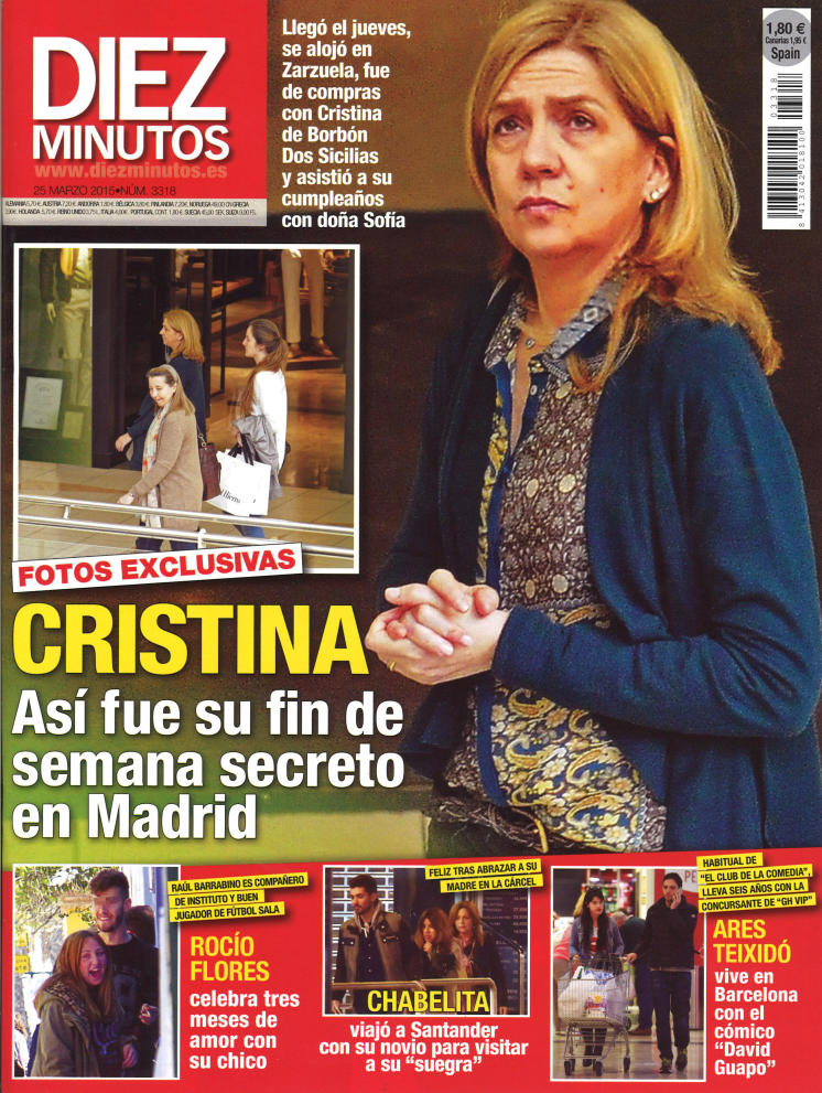 DIEZ MINUTOS portada 18 de Marzo 2015