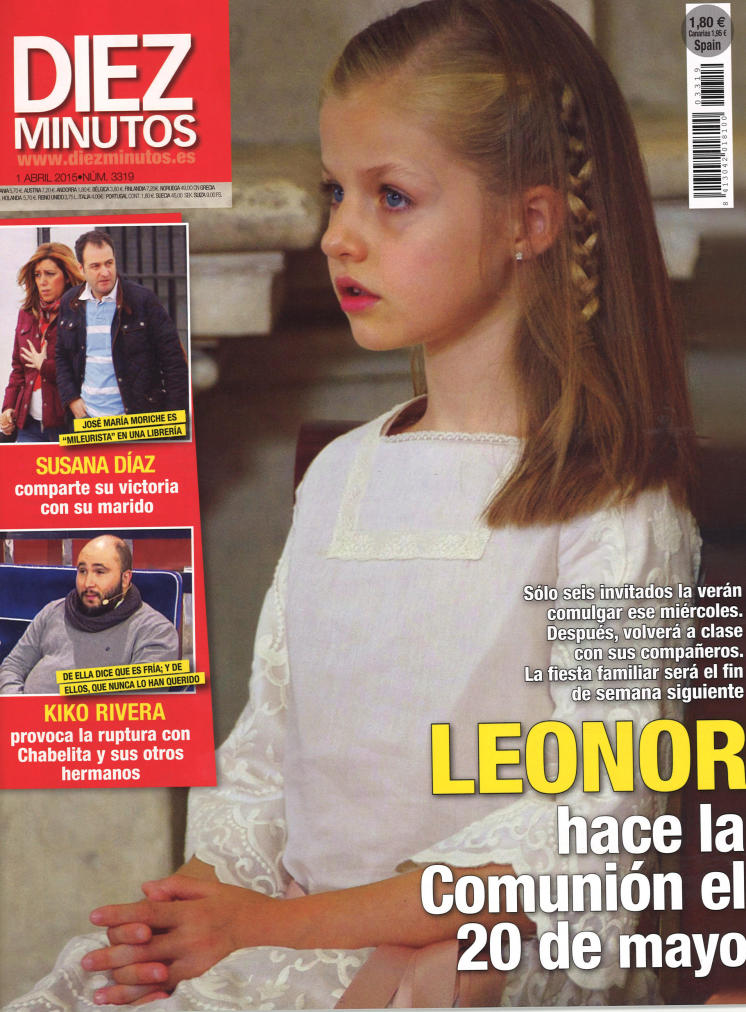 DIEZ MINUTOS portada 25 de Marzo 2015