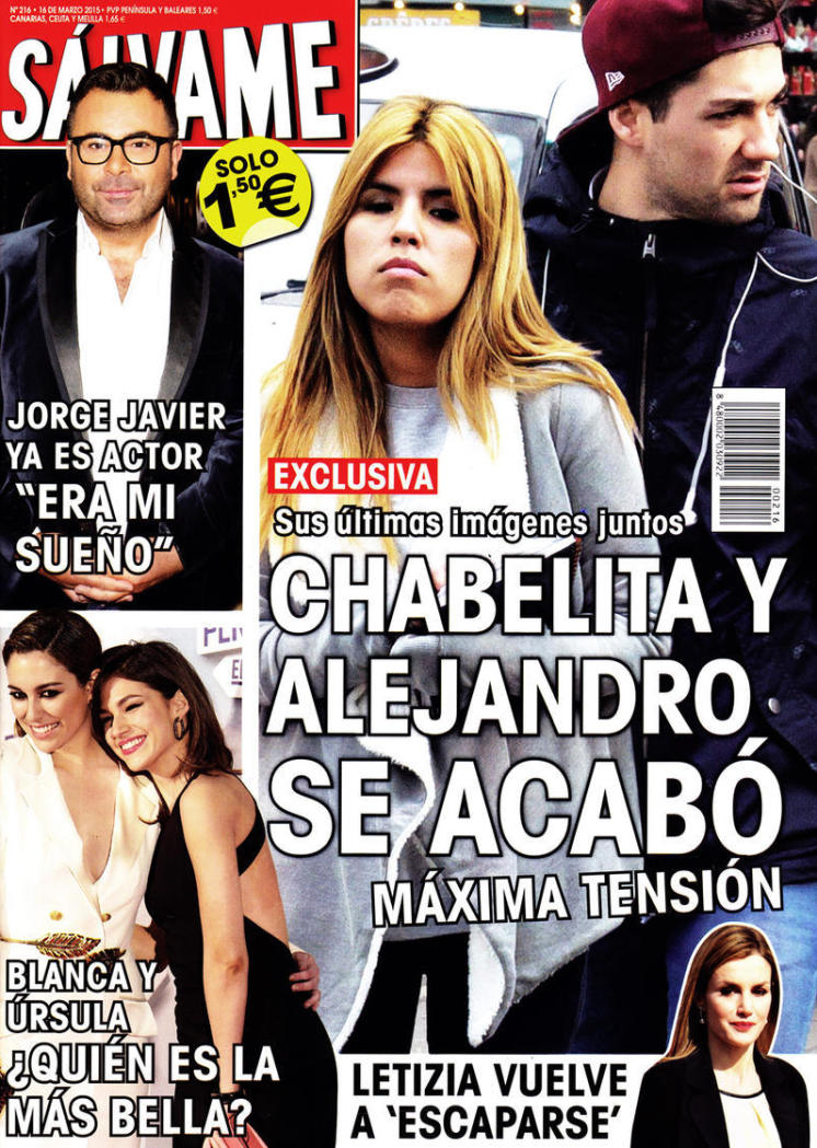 SALVAME portada 9 de Marzo 2015