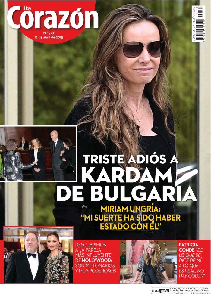 HOY CORAZON portada 12 de Abril 2015