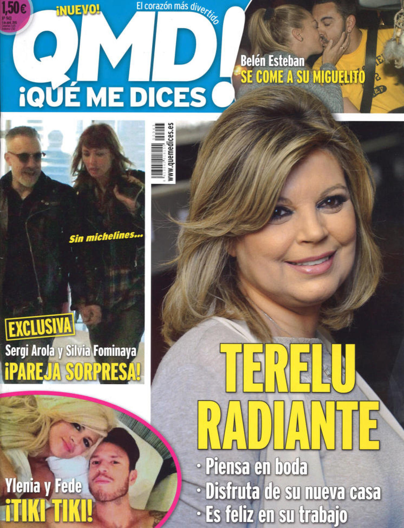 QUE ME DICES portada 6 de Abril 2015