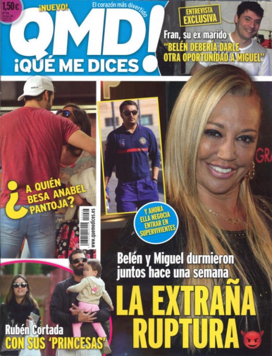 QUE ME DICES portada 27 de Abril 2015