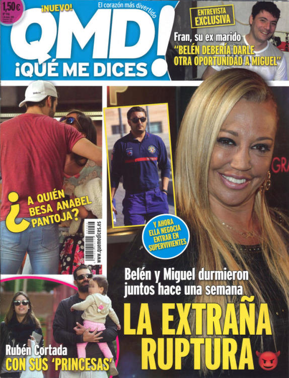 QUE ME DICES portada 27 de Abril 2015