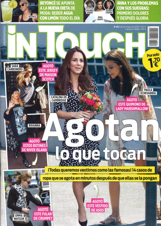 IN TOUCH portada 20 de Mayo 2015