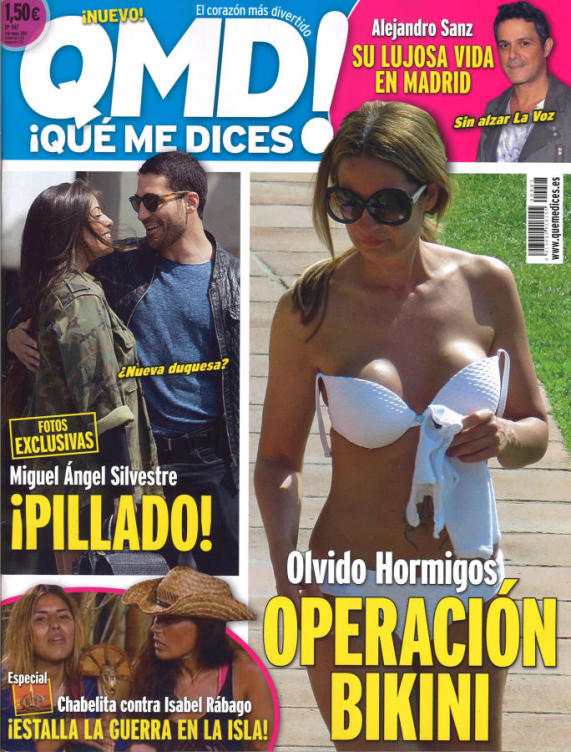 QUE ME DICES portada 4 de Mayo 2015
