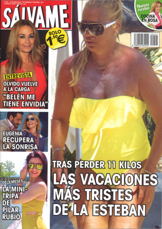 SALVAME portada 11 de Mayo 2015