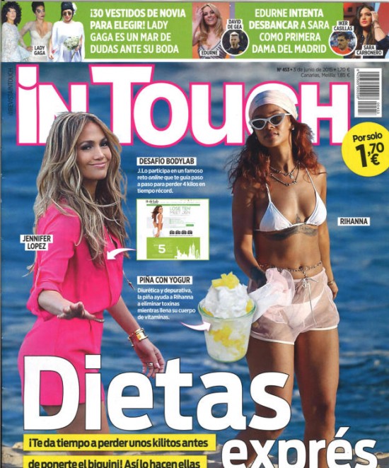 IN TOUCH portada 3 de Junio 2015