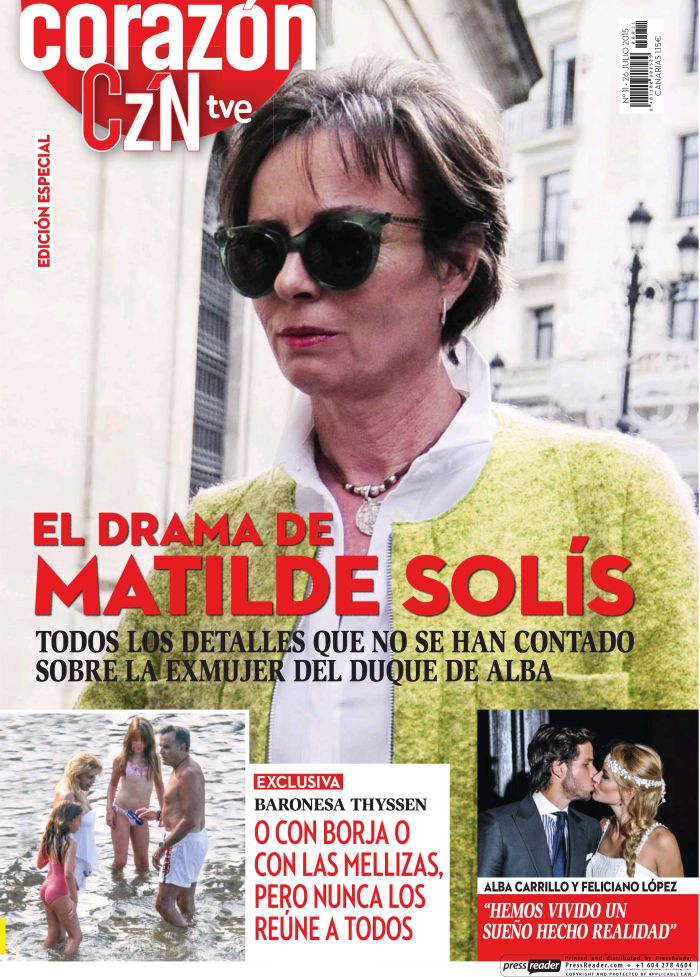 HOY CORAZON portada 26 de julio 2015