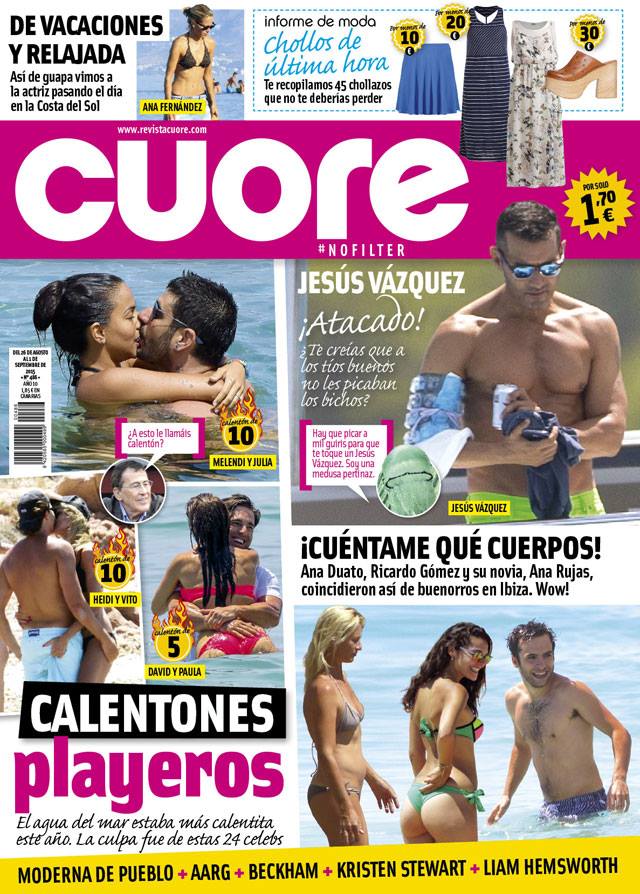 CUORE portada 26 de Agosto 2015