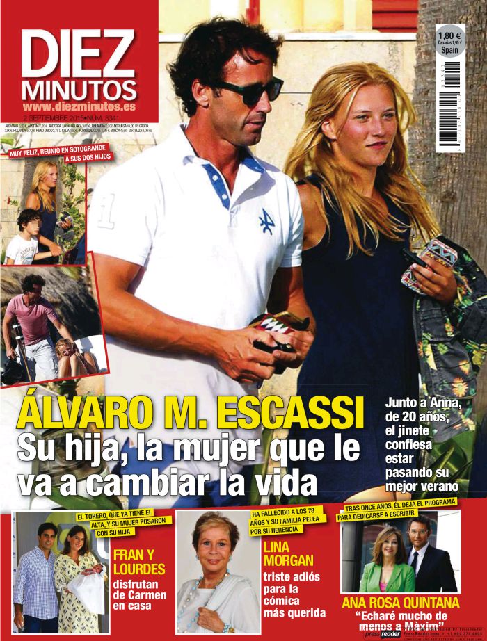 DIEZ MINUTOS portada 26 de Agosto 2015