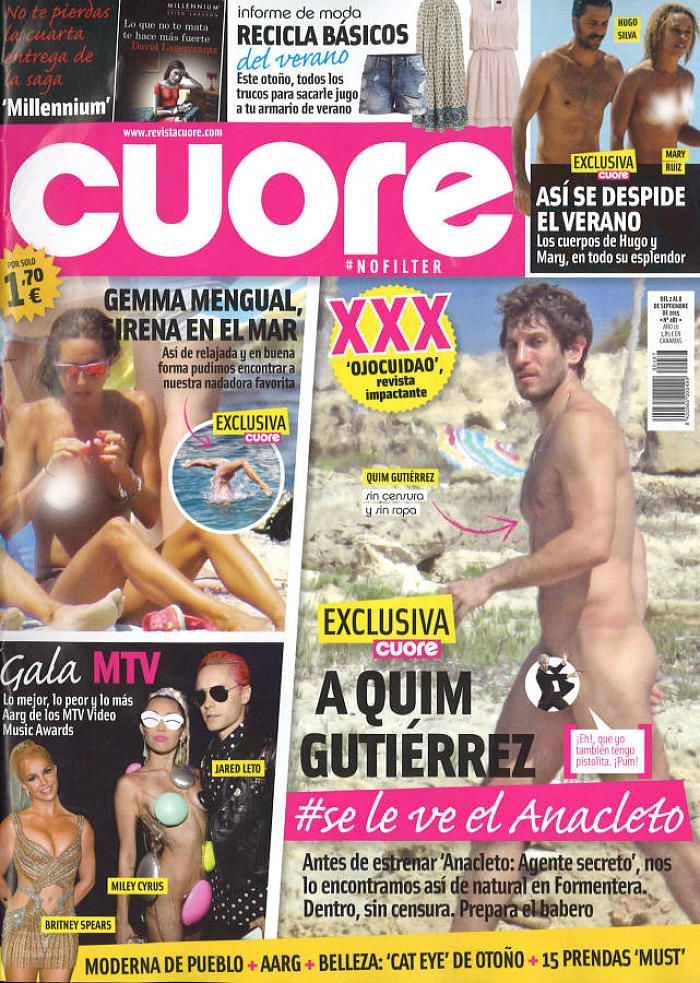 CUORE portada 2 de Septiembre 2015