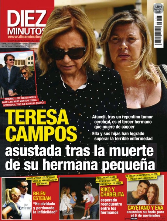 DIEZ MINUTOS portada 2 de Septiembre 2015