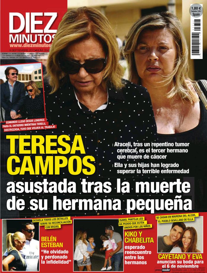 DIEZ MINUTOS portada 2 de Septiembre 2015