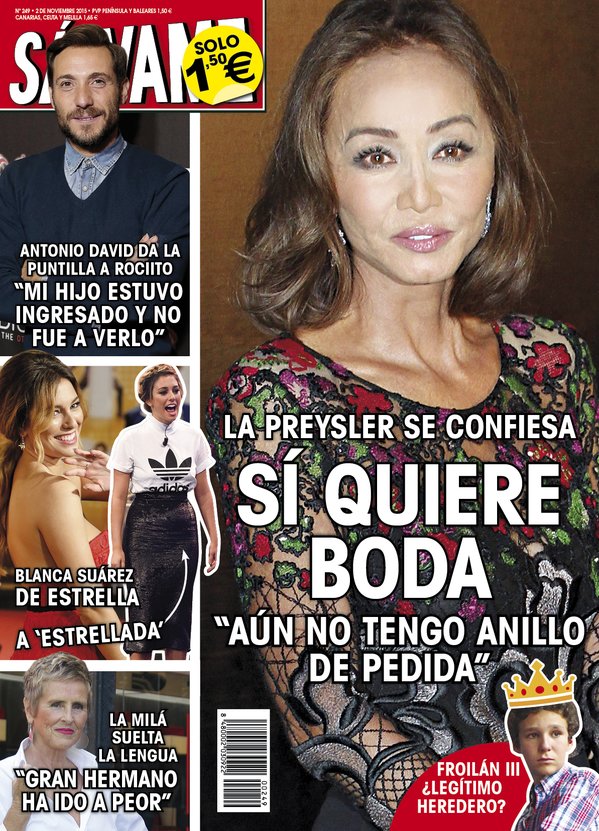 SALVAME portada 26 de Octubre 2015