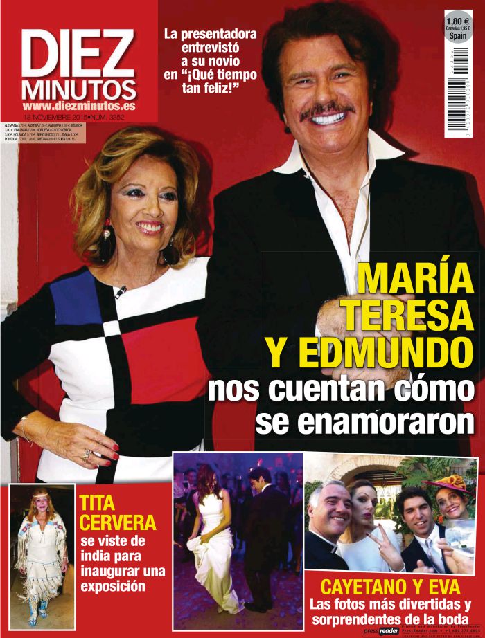 DIEZ MINUTOS portada 11 Noviembre 2015