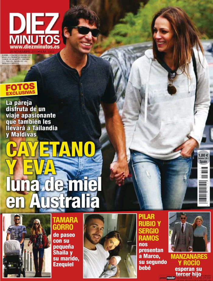 DIEZ MINUTOS portada 18 de Noviembre 2015