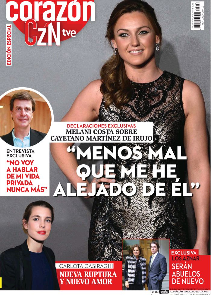 HOY CORAZON portada 8 de Noviembre 2015