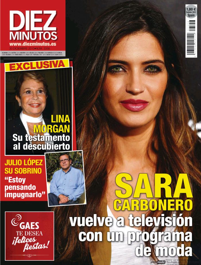 DIEZ MINUTOS portada 23 de Diciembre 2015