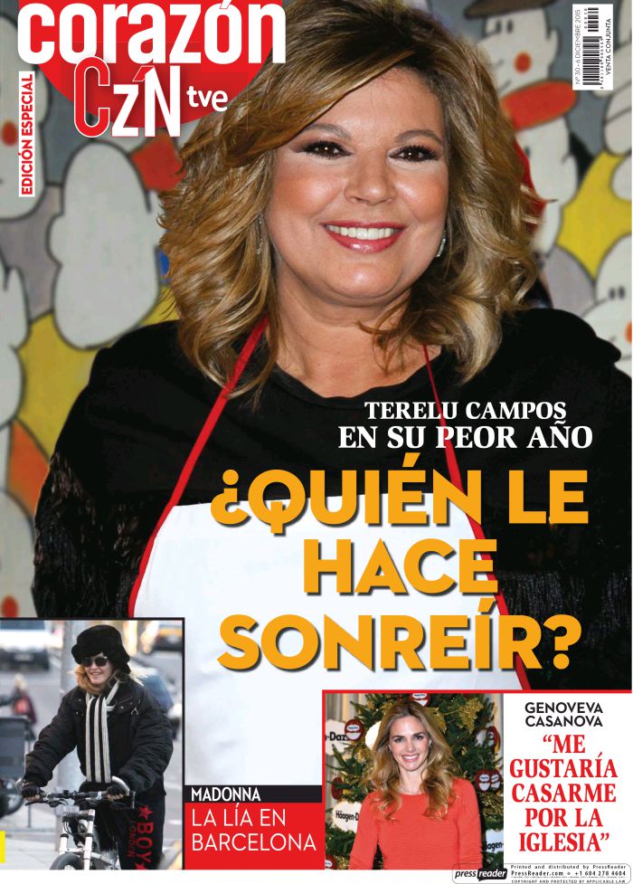HOY CORAZON portada 6 de Diciembre 2015