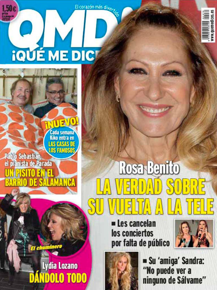 QUE ME DICES portada 16 de Diciembre 2015