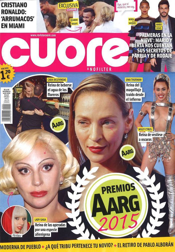 CUORE portada 30 de Diciembre 2015